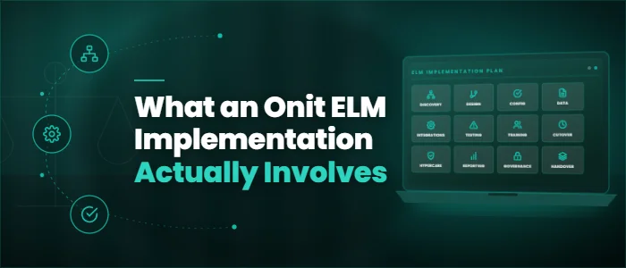 What an Onit ELM Implementation Actually Involves